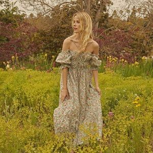 DÔEN AURELIA DRESS SUNRISE BLOSSOMS